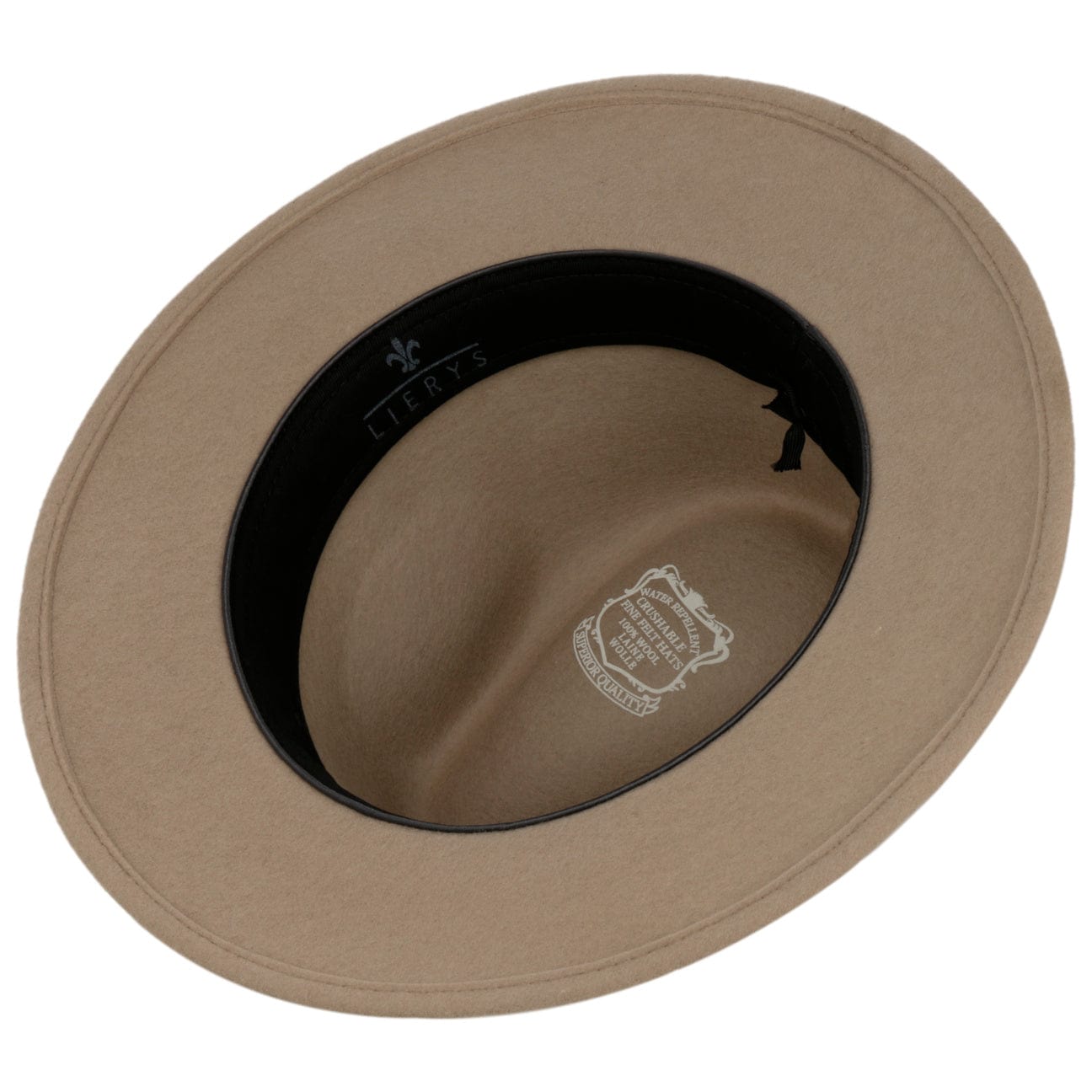 Stylish Casual Lightweight Wool Felt Travel Hat by Lierys - Perfect for Outdoor Adventures, Travel & Everyday Wear