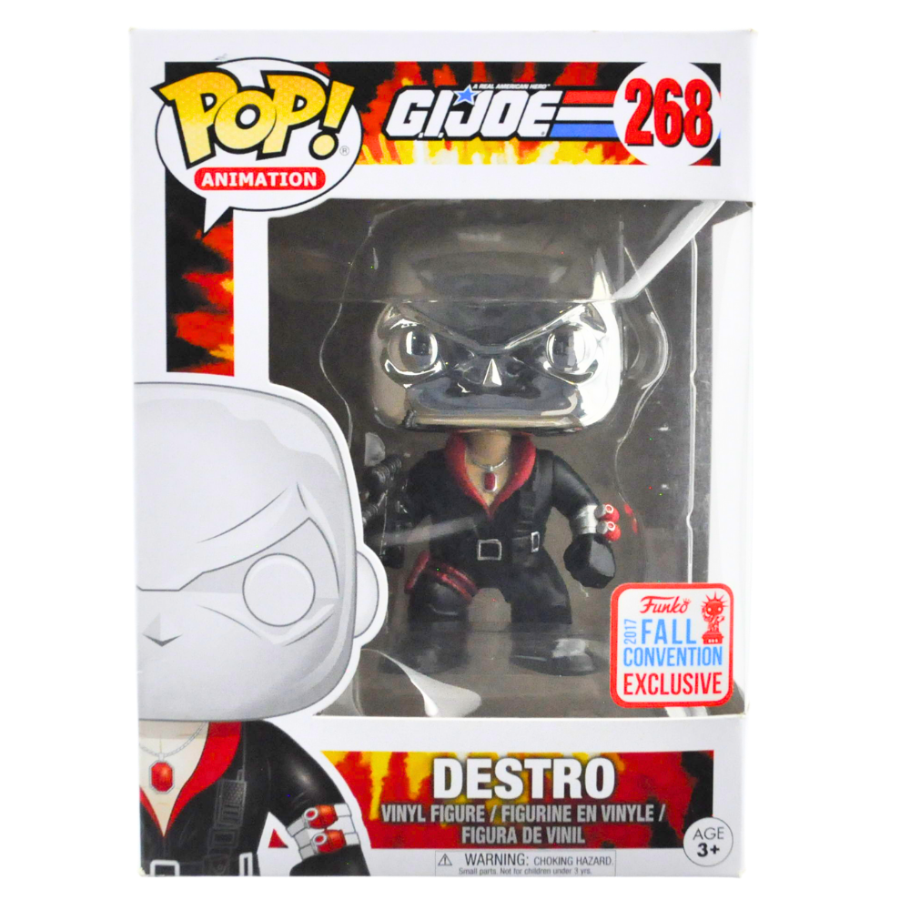 **Funko Pop! Destro (G.I. Joe) #268 – 2017 Fall Convention Exclusive Collectible Vinyl Figure – Perfect for G.I. Joe Fans & Collectors**