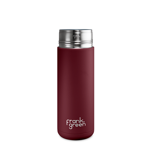 Eco-Friendly Ceramic Reusable Water Bottle - 20oz (595ml) Insulated Travel Mug for Hot & Cold Drinks - Perfect for Office, Gym, Hiking and Outdoor Activities