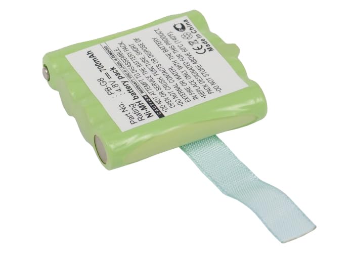 Synergy Digital 2-Way Radio Battery for Midland M48 Plus (Ni-MH 4.8V 700mAh) - High Capacity Replacement for Midland PB-G8 Battery - Perfect for Outdoor Adventures, Camping & Emergency Communication