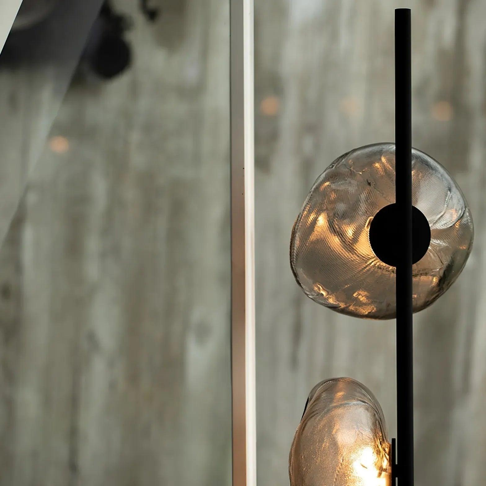 Modern 3-Headed Matte Glass Table Lamp - Stylish & Minimalist Home Office Lighting for Living Room, Bedroom, or Workspace