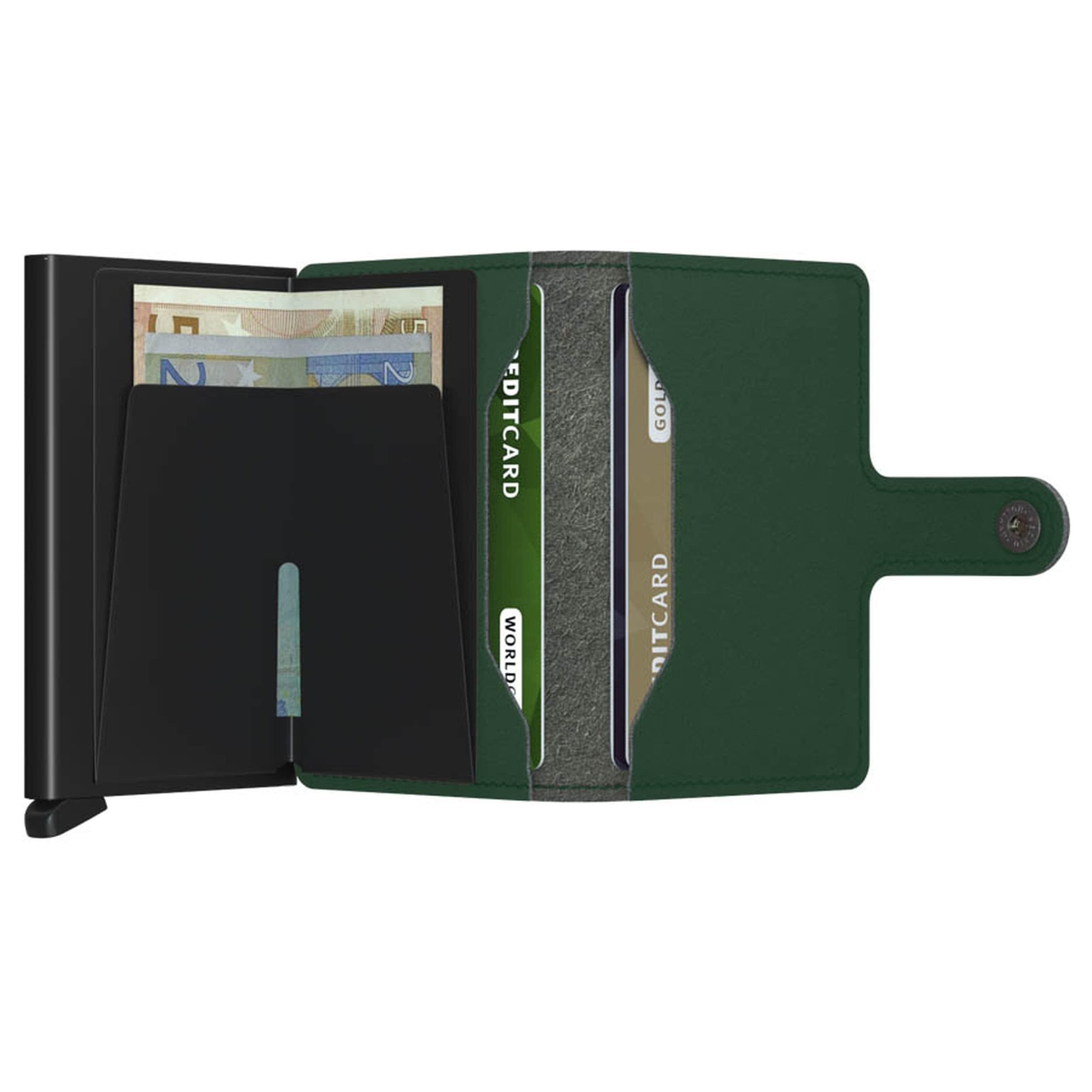 SECRID Miniwallet Yard Microfibre RFID Blocking Card Holder - Slim Non-Leather Wallet for 12 Cards | Perfect for Travel, Business & Everyday Use