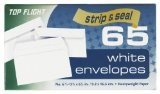 Top Flight White Boxed Envelopes with Strip & Seal Closure - 3.75 x 6.75 Inches - 65 Envelopes per Box (Pack of 18) - Perfect for Mailing Documents, Invitations & Business Correspondence