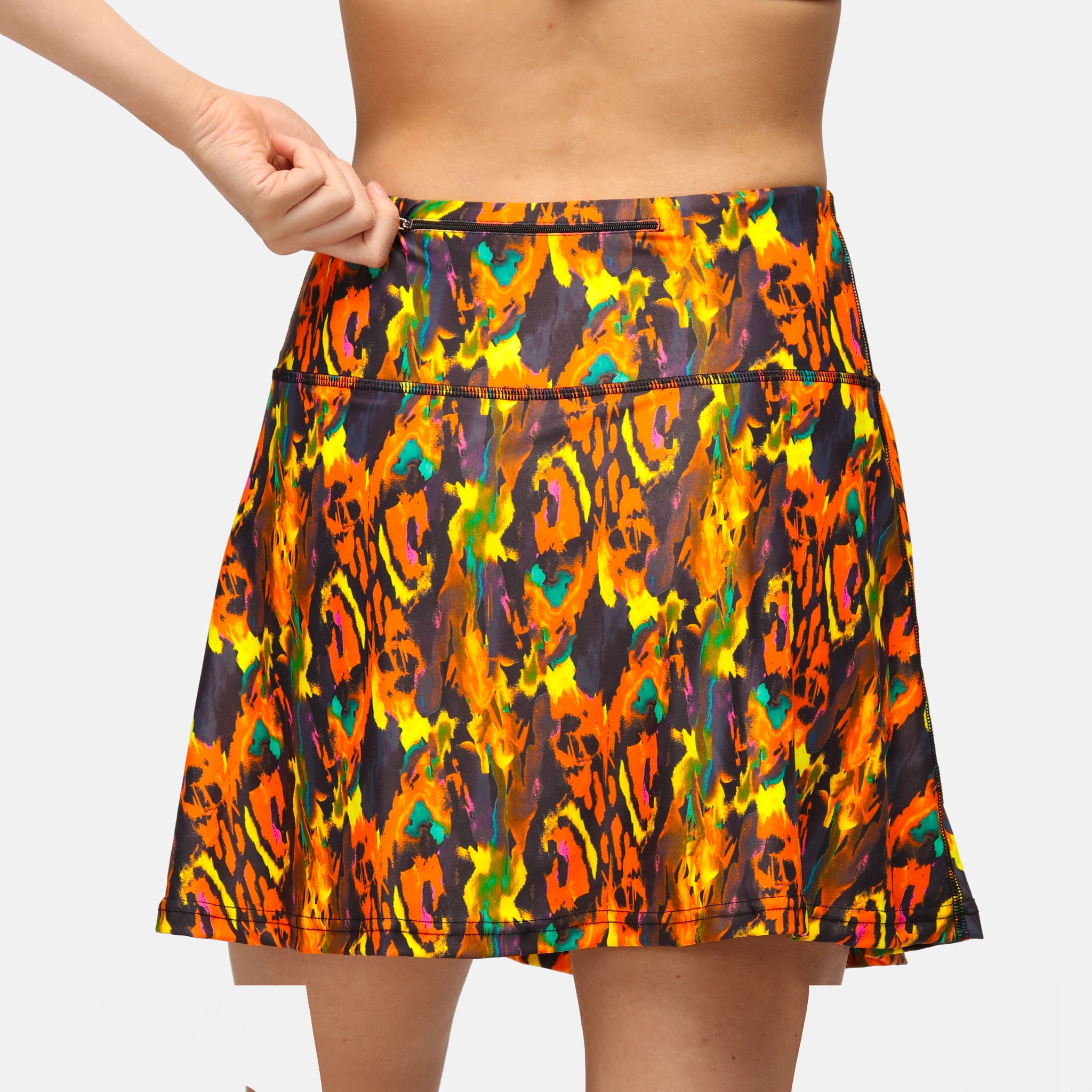 Blaze Skort for Women - High Waist Tennis Skirt with Shorts - Athletic Skort for Running, Golf, Workout & Yoga - Comfortable & Breathable Activewear