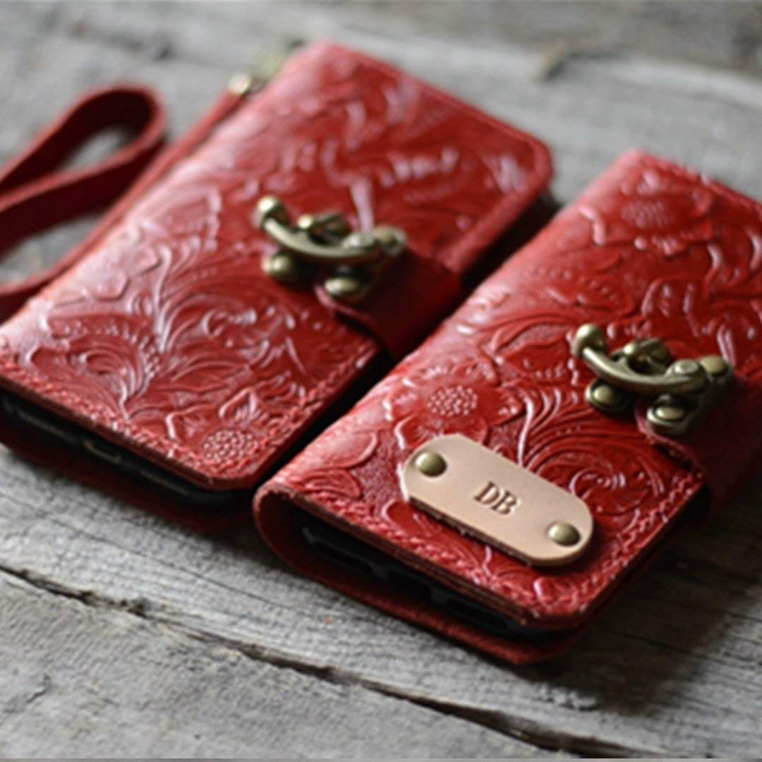 Vintage Leather Wallet Case for Samsung Galaxy S24 Ultra/S23/S22 Ultra/S21 Plus/S20 5G - Handmade Retro Style Phone Cover with Card Slots | Perfect for Business, Travel & Everyday Use