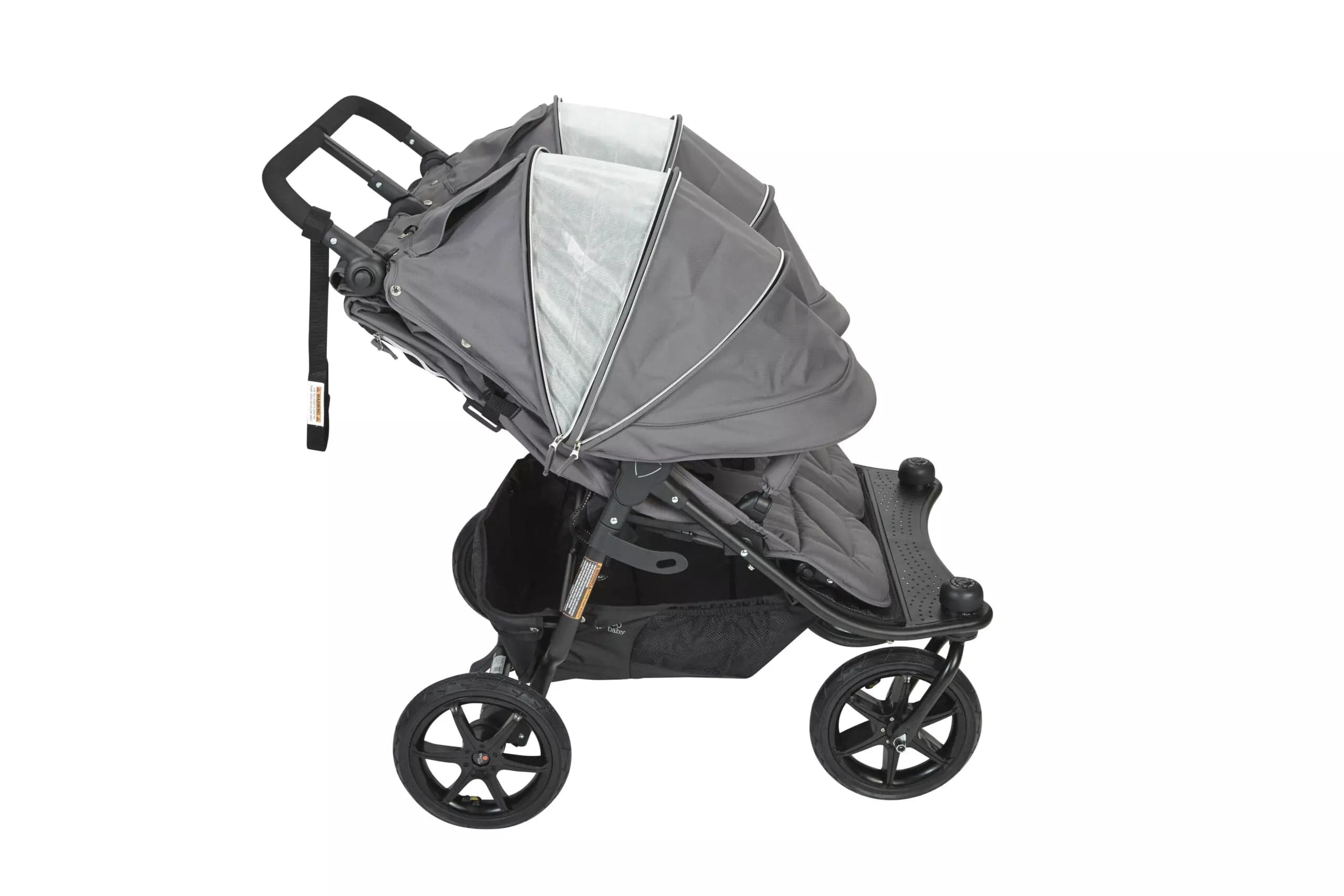 Valco Baby Duo X Double Stroller - Lightweight & Compact Side by Side Stroller for Twins - Perfect for Travel, Shopping & Outdoor Adventures