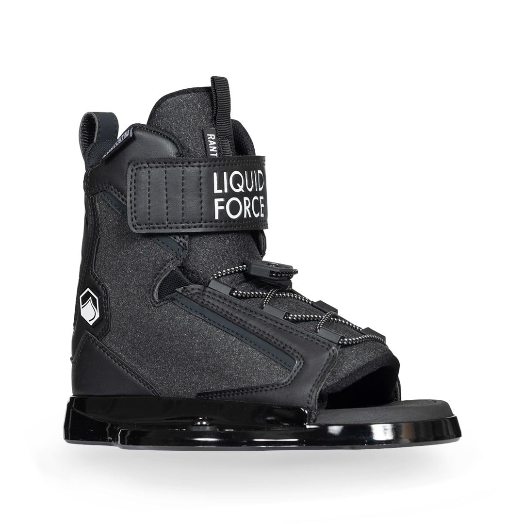 Liquid Force 2025 Kids Rant Wakeboard Bindings - Adjustable Youth Water Sports Bindings for Boys & Girls - Perfect for Wakeboarding, Cable Parks & Boat Riding