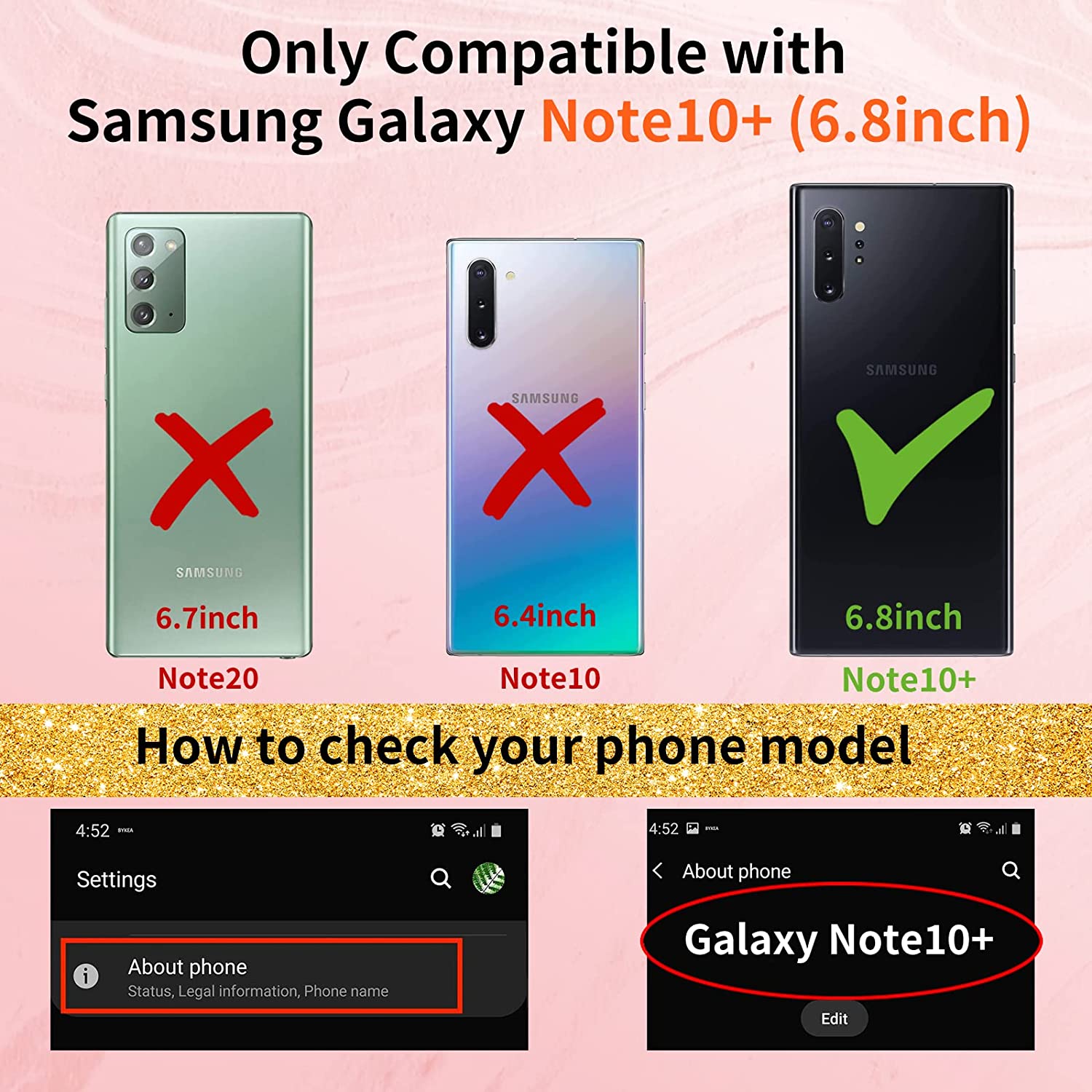 Samsung Galaxy Note 10 Plus 5G/4G Smartphone 6.8