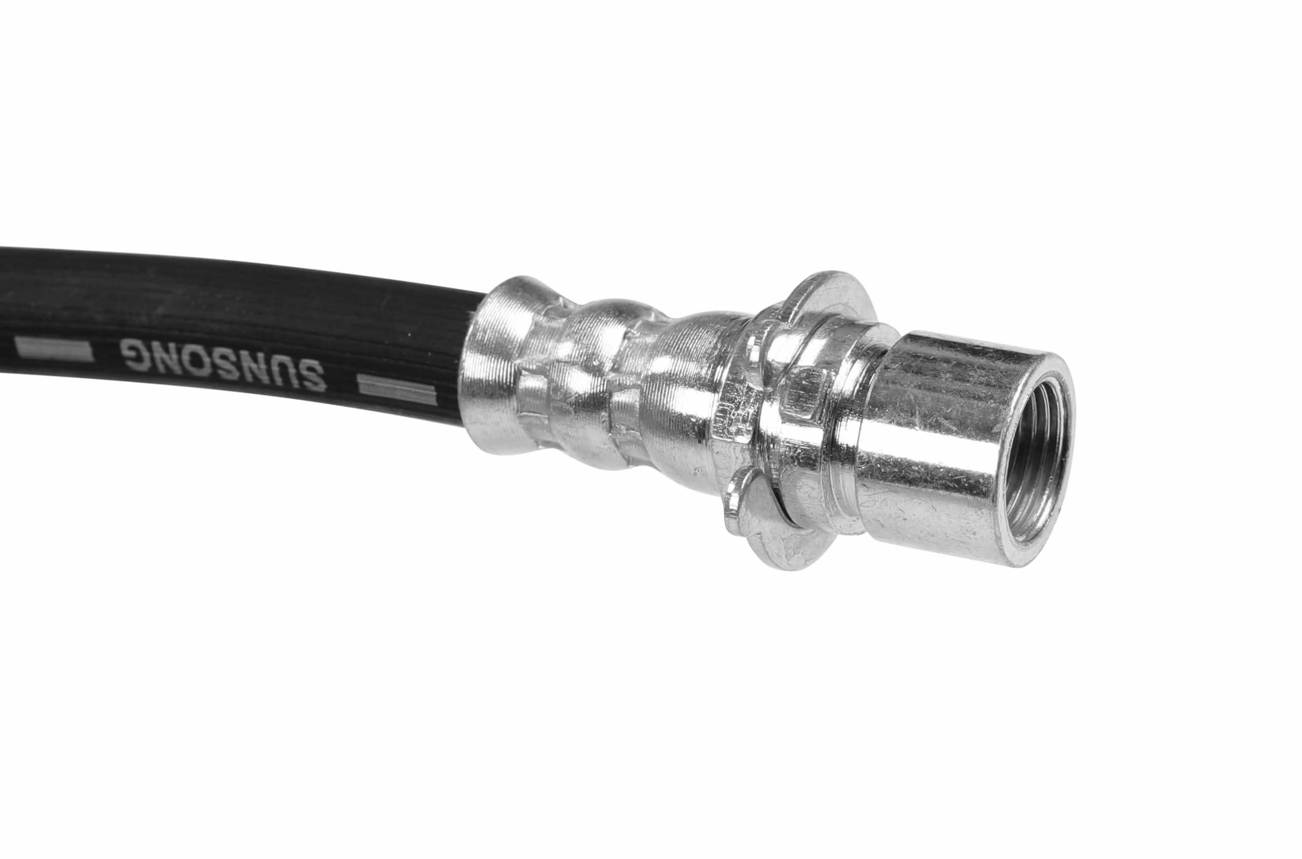 Sunsong 2201812 Brake Hydraulic Hose - High Performance Replacement Hose for Trucks, SUVs & Commercial Vehicles - Durable & Reliable Braking System Component for Safe Driving
