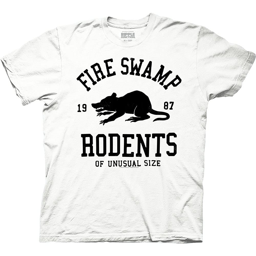 Ripple Junction The Princess Bride Fire Swamp Rodents Vintage Movie Quote Unisex T-Shirt for Casual Wear & Fan Gifts
