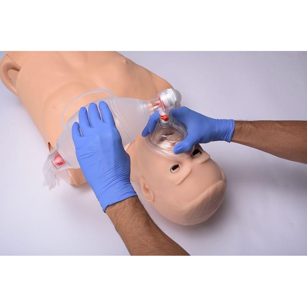 HAL® Adult Airway and CPR Training Manikin - Realistic CPR Practice for Healthcare Professionals & First Responders - Perfect for EMT, Nursing & Medical Training Scenarios