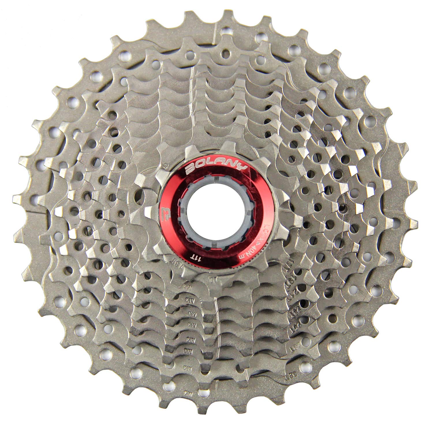 BOLANY 10-Speed Bike Cassette - Compatible with Mountain & Road Bicycles - Durable Bicycle Gear for Smooth Shifting - Perfect for Commuting, Trail Riding & Road Cycling