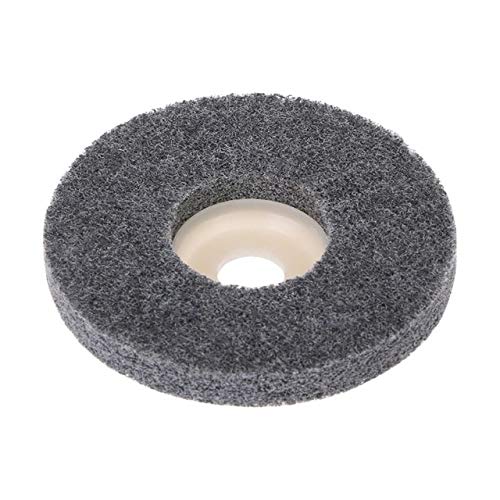 100mm Nylon Fiber Polishing Wheel Grinding Disc Abrasive Tools for Angle Grinder - Gray Color - Perfect for Metal Polishing, Rust Removal & Surface Finishing