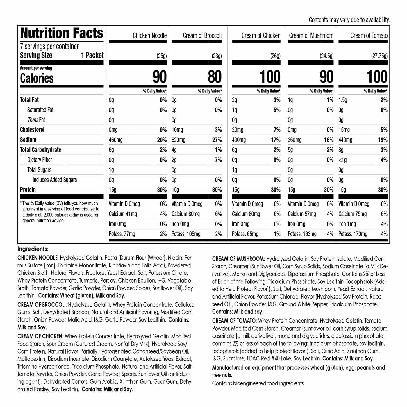 BariWise High Protein Soup Variety Pack & Maple Brown Sugar Protein Oatmeal Bundle - Healthy Meal Replacement for Weight Loss, Keto Diet & Post-Workout Recovery