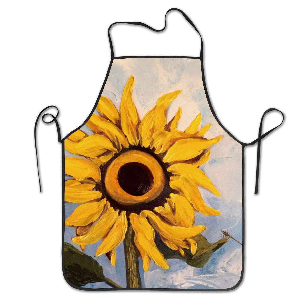 Funny Chef Apron - Durable Kitchen Cooking Apron with Bib for Home & Professional Use - Perfect for BBQ, Baking, Grilling & Holiday Cooking