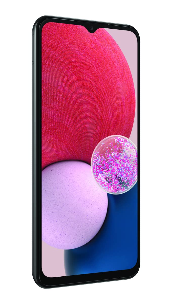 Samsung Galaxy A13 LTE Unlocked Android Smartphone - 32GB Storage, Multi-Lens Camera, Infinity-V HD+ Display, Long Battery Life, Expandable Memory - US Version in Black | Perfect for Travel, Work & Everyday Use