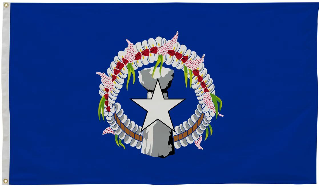 Northern Marianas Islands Flag 6' x 10' - Durable Printed Nylon Outdoor Flag for Parades, Events & Home Decoration