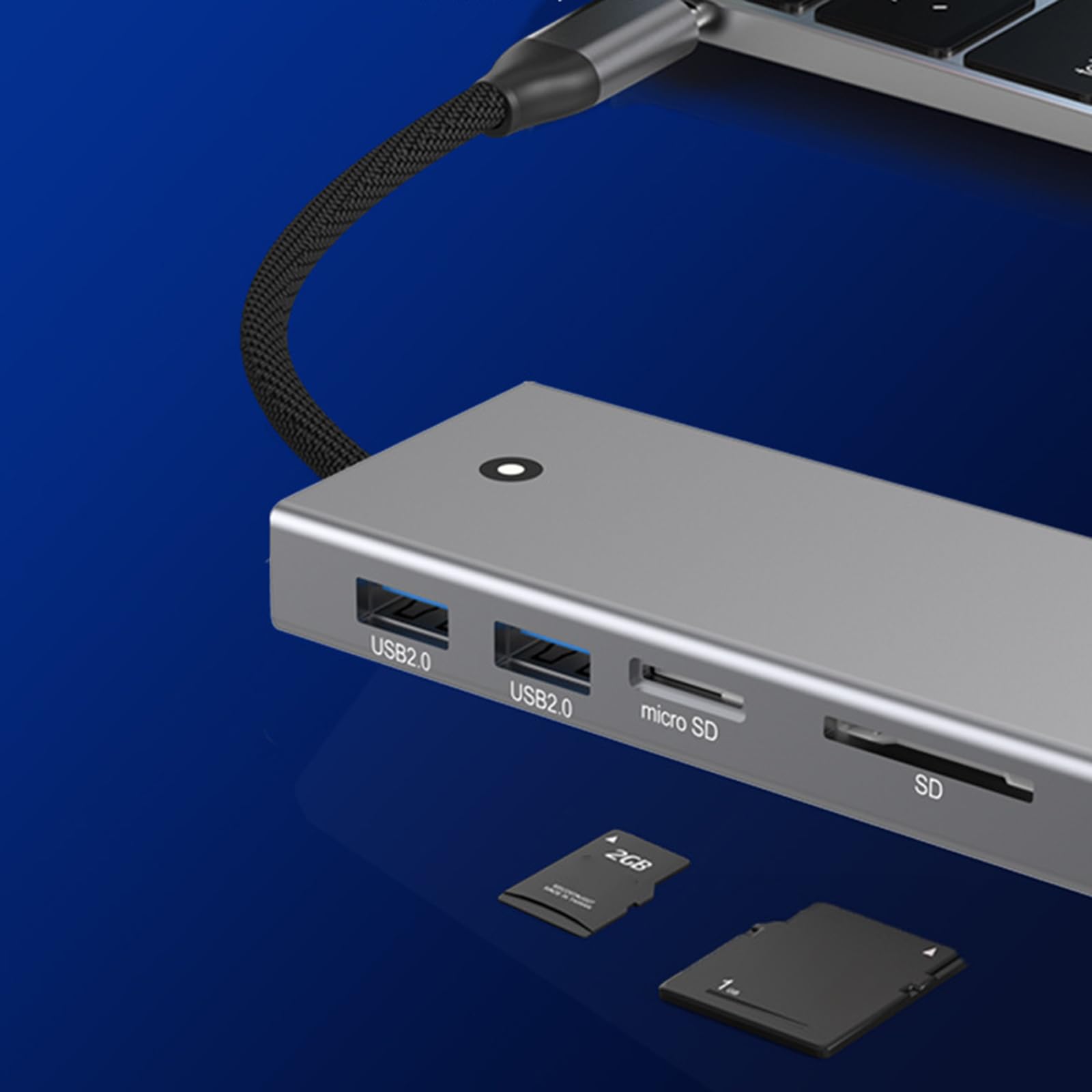 USB C Hub with M.2 NVMe SSD Enclosure, 4K HDMI Adapter, 10Gbps USB 3.1 Ports - Docking Station for Laptop, Monitor & Fast File Transfer - Perfect for Home Office, Gaming & Multi-Tasking Setup