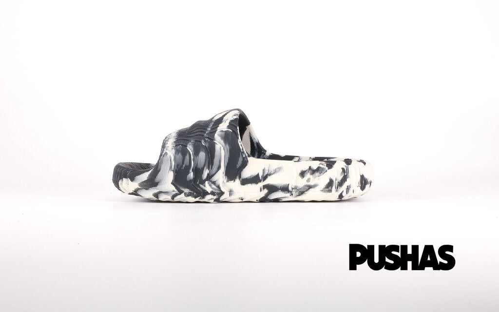 Adilette 22 Slides 'Carbon Aluminium' - Men's Comfortable Athletic Sandals for Gym, Pool & Beach (2022)