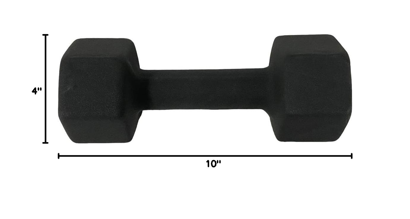 Premium Neoprene Coated Dumbbell Set - 5lb, 10lb, 15lb Weights for Home Gym, Strength Training & Fitness Workouts - Perfect for Women & Men, Ideal for Toning, Muscle Building & Cardio Exercises