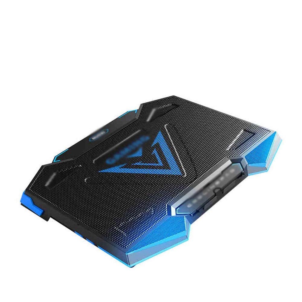 CHENGGUAN Laptop Cooling Pad with 6 Quiet Fans - Improve PC Performance & Extend Laptop Life, Ergonomic Gaming Stand for Heat Reduction - Perfect for Gaming, Office Work & Home Use