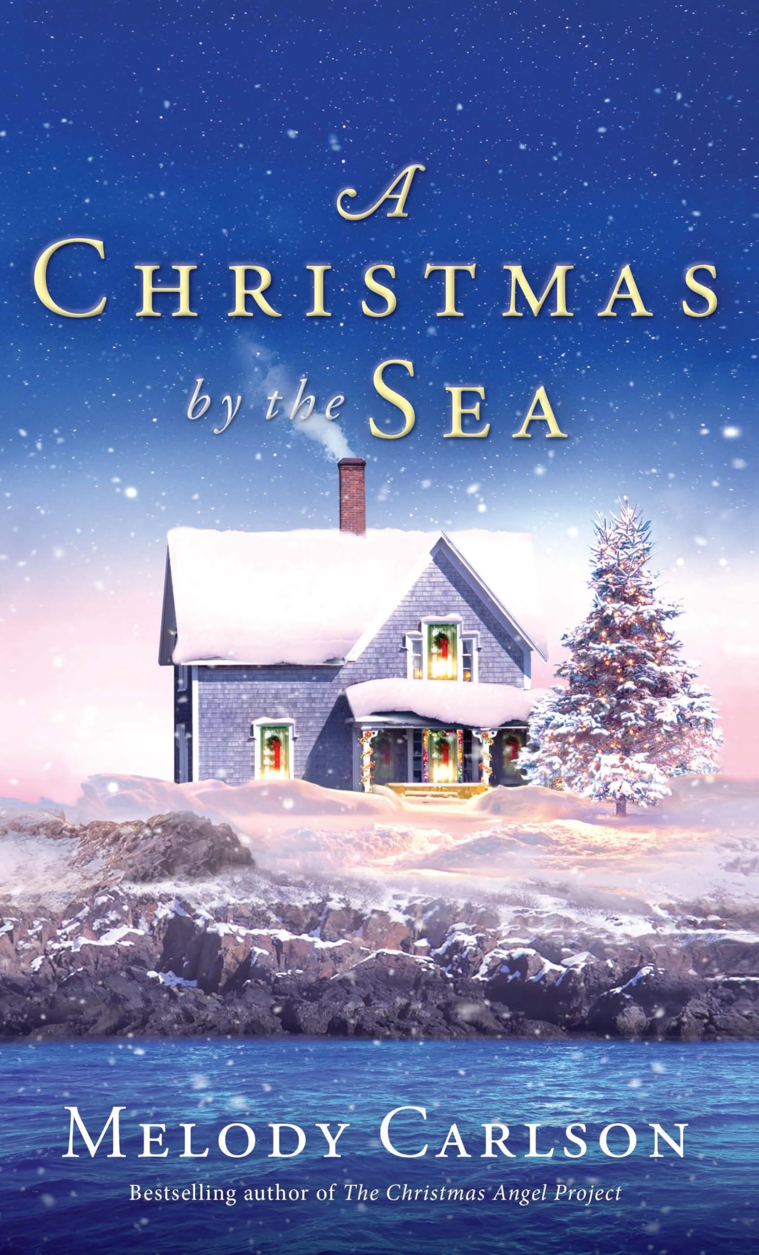 A Christmas by the Sea - Large Print Christian Romance Novel by Thorndike Press | Perfect for Holiday Reading & Gift Giving