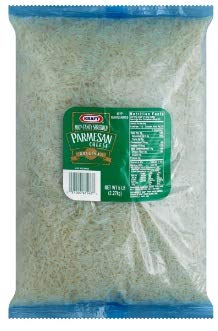 Fresh Kraft Shredded Parmesan Cheese - 5 lb Bag | Premium Italian Cheese for Pasta, Pizza & Salads | Bulk Parmesan for Cooking & Baking