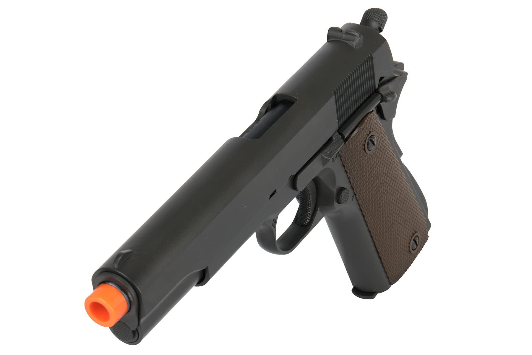 Full Metal R31 1911 Gas Blowback Airsoft Pistol with Black Barrel - Army Armament Tactical Training Gun for Outdoor Shooting & Airsoft Battles