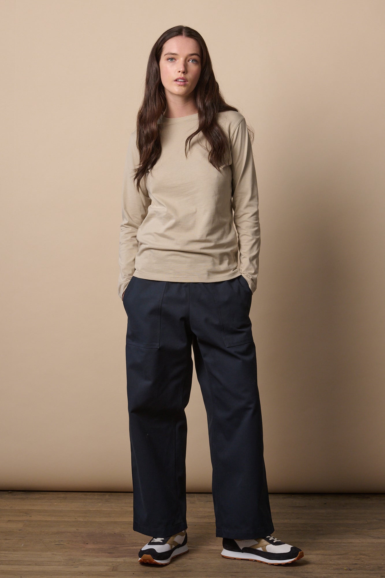 Women's Long Sleeve T-Shirt - Soft Cotton Casual Top for Everyday Wear | Perfect for Work, Outings & Layering