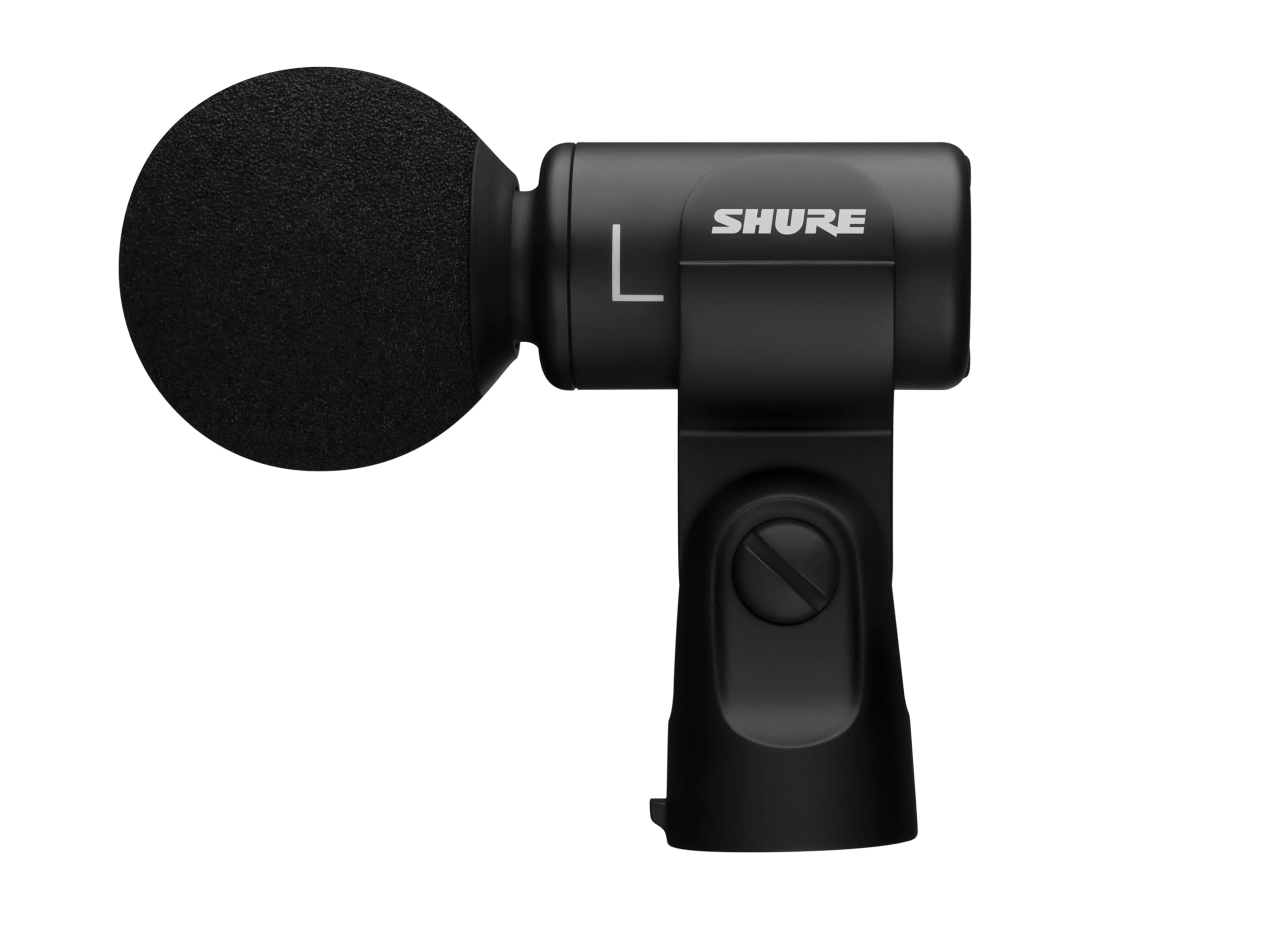 Shure MV88+ Stereo USB Condenser Microphone for Streaming, Recording Vocals & Instruments - Compatible with Mac & Windows, Real-Time Headphone Monitoring, Portable Design - Perfect for Podcasting, Gaming, Music Production & Travel (Black)