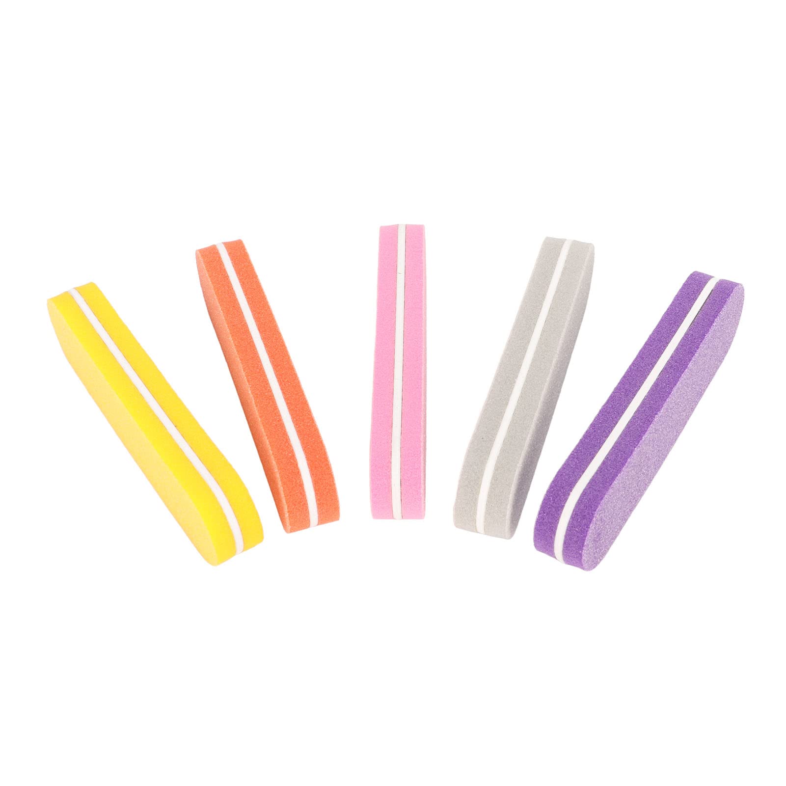 Double Sided Reusable Sponge Nail File - Professional Nail Care Tool for Home & Travel Manicures | Perfect for Natural Nails, Acrylics & Gel Extensions