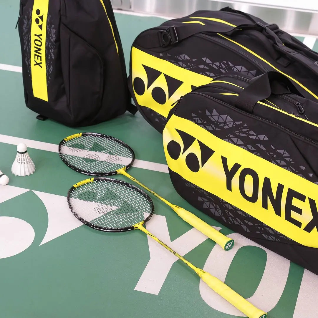 Yonex Nanoflare 1000 Game Badminton Racket - Pre Strung with Lightning Yellow Color | Professional Tournament Grade Shuttlecock Equipment for Competitive Play & Training
