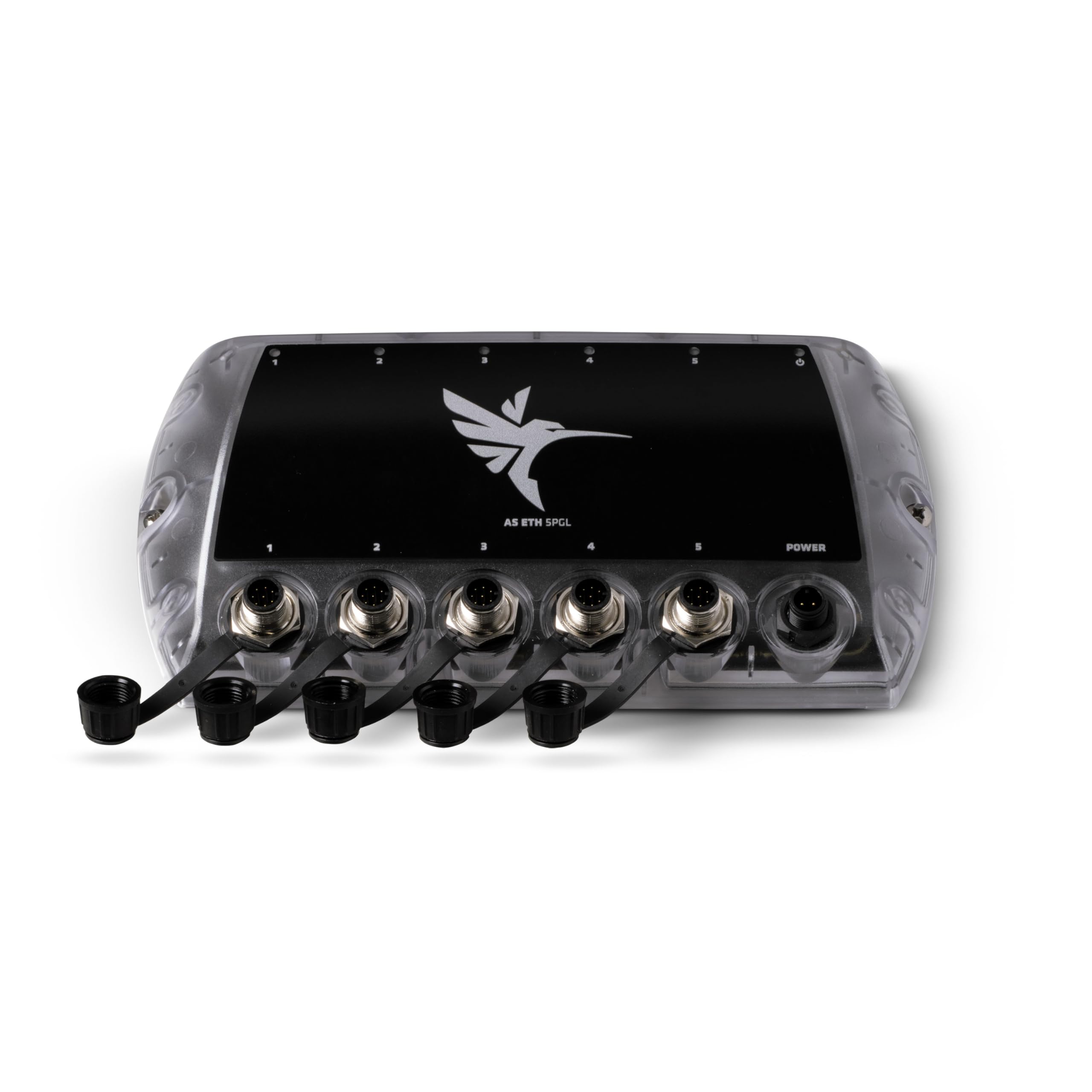 Humminbird 411850-1 AS ETH 5PGL 5-Port Ethernet Switch for Marine Electronics & Sonar Systems - Perfect for Boat Networking & Fish Finder Connectivity