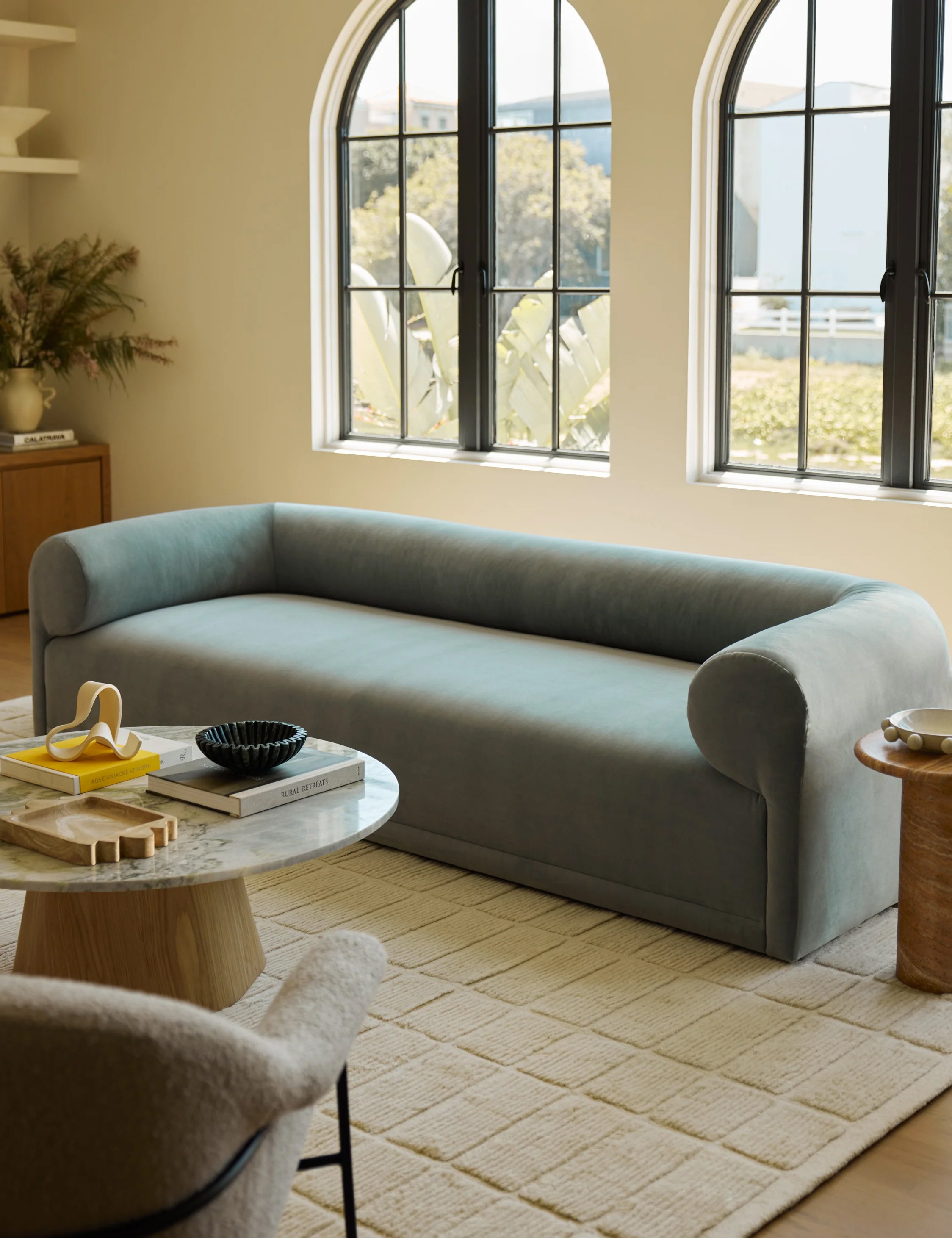 Premium Carson Sofa - Modern Comfortable Fabric Sectional Couch for Living Room, Lounge & Family Room - Stylish Home Furniture for Relaxing & Entertaining