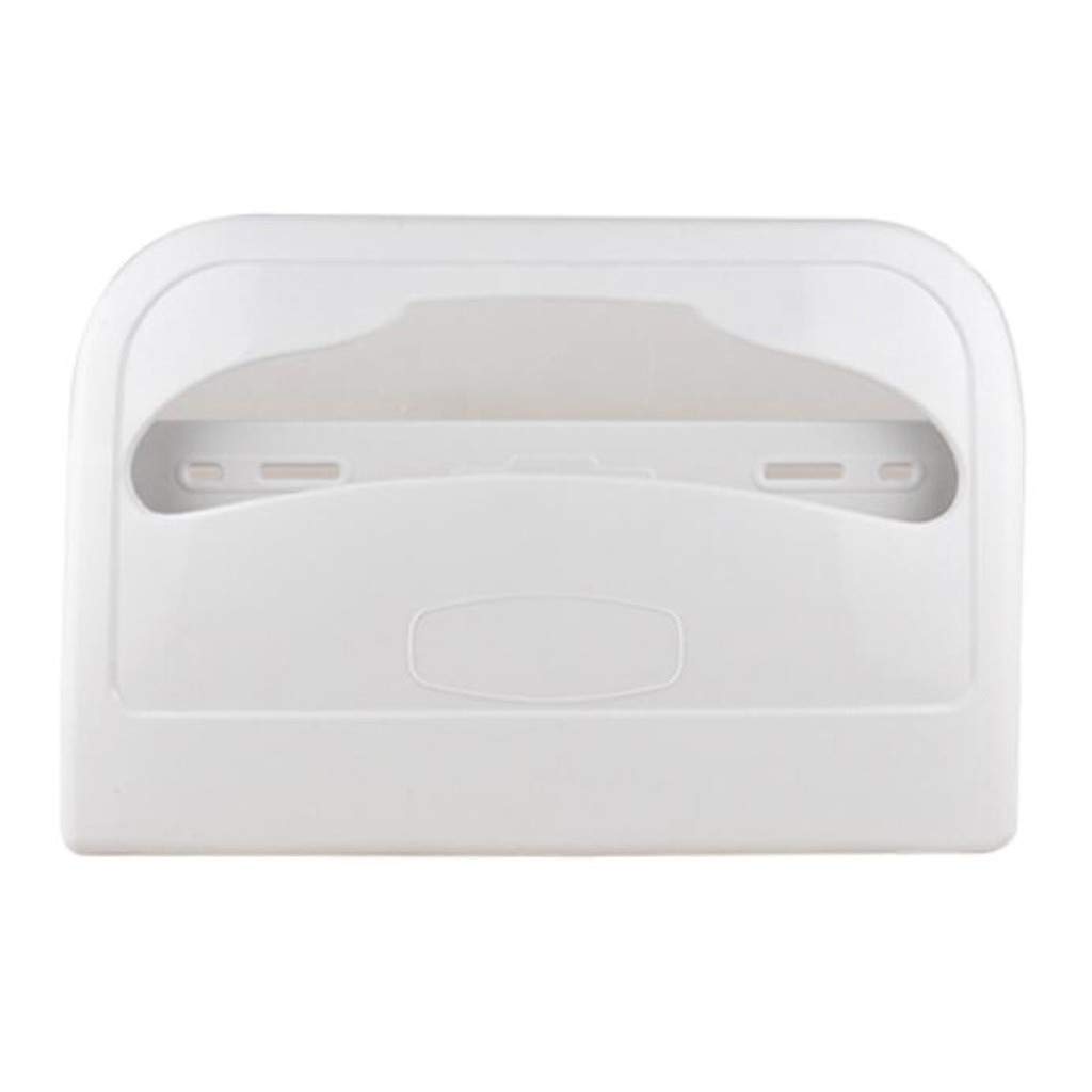 Plastic Toilet Paper Holder & Organizer - Bathroom Tissue Storage Box with Cushion Seat - Space Saving Home Organizer for Toilet Paper, Tissues & Small Items - Perfect for Bathroom, RV, Camper & Tiny House Organization
