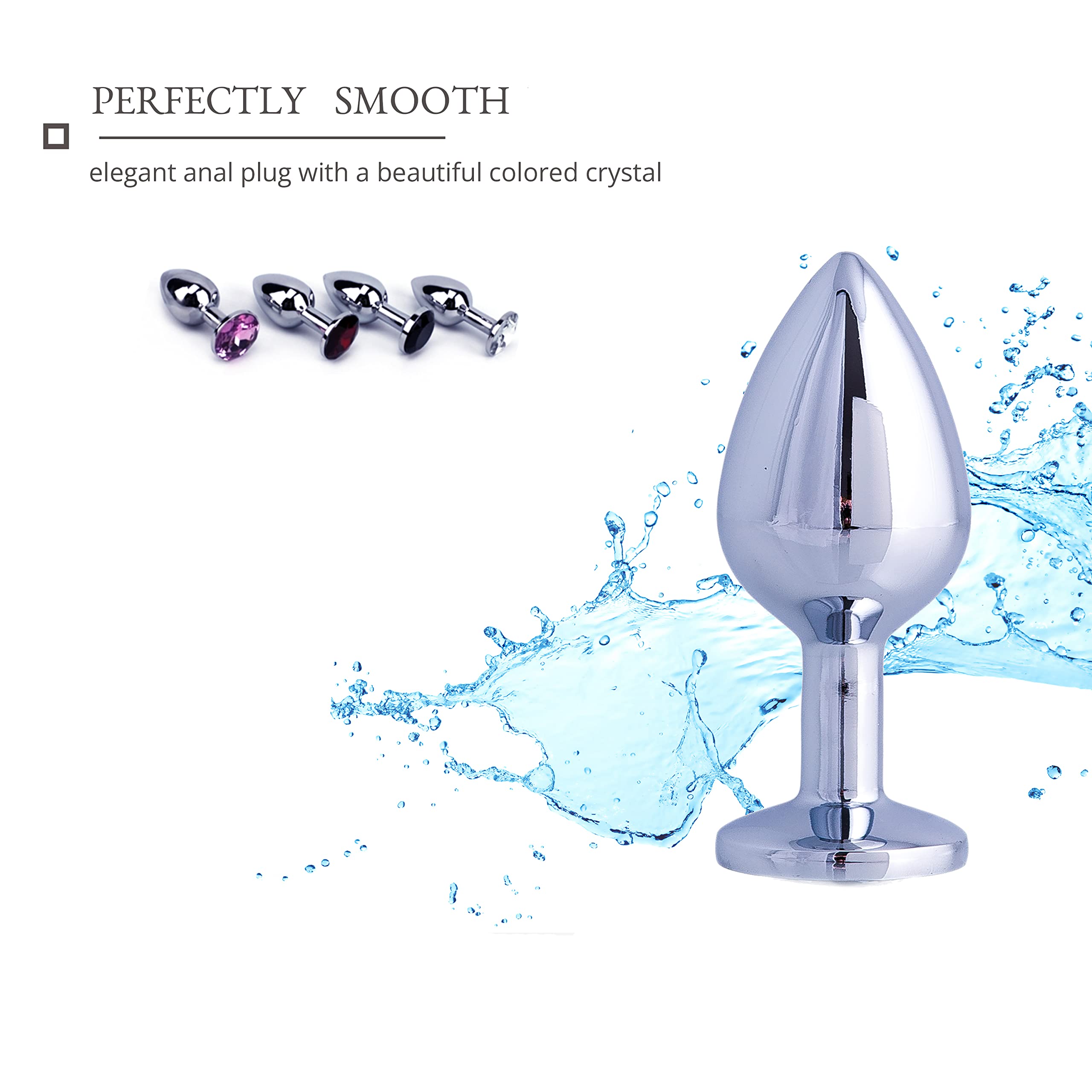 Premium Silicone Anal Plug for Women & Men - 10cm Length & 4cm Diameter - Comfortable Butt Plug for Beginners & Advanced - Perfect for Solo Play & Couples Use - Enhance Intimacy & Sensation - Soft & Body-Safe Material