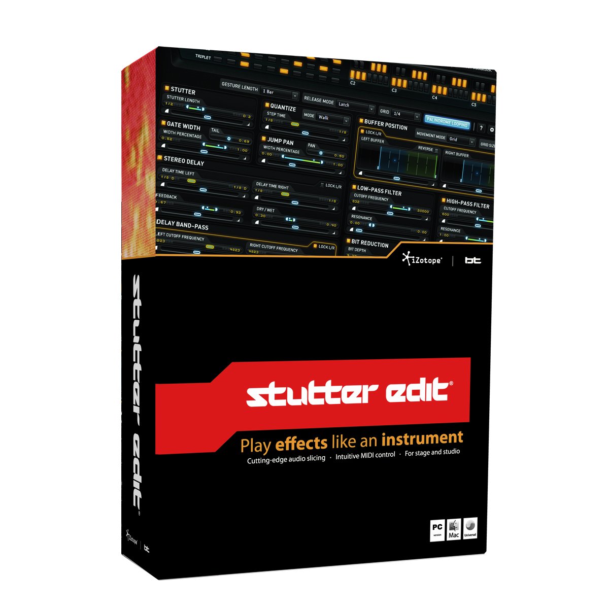 iZotope Stutter Edit - Professional Stutter Effects Plug-in for Music Production & DJ Mixing - Perfect for Electronic, EDM, and Hip-Hop Tracks