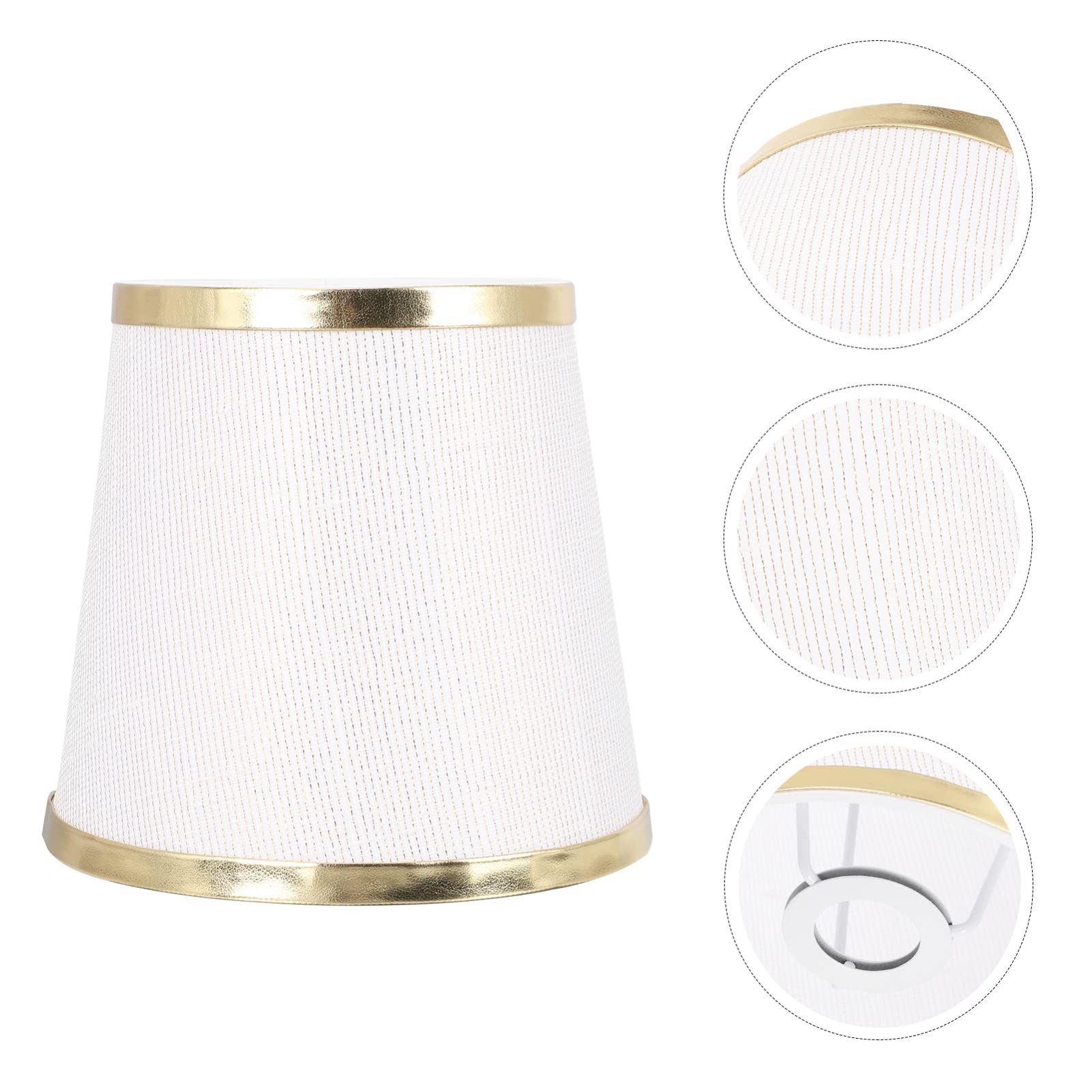 OSALADI Fabric Lamp Shade Cover - Replacement Lampshades for Table Lamps, Chandeliers & Candle Holders | Decorative Metal Light Cover for Home & Office Decor | Perfect for Living Room, Bedroom & Dining Room Lighting