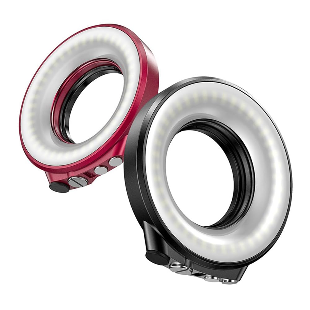 Professional CALIBAN Photography Waterproof Ring Light - 1200LM RGB LED Fill Light for Live Streaming, Diving & Studio Background Lighting | Perfect for YouTube, TikTok Videos & Underwater Photography
