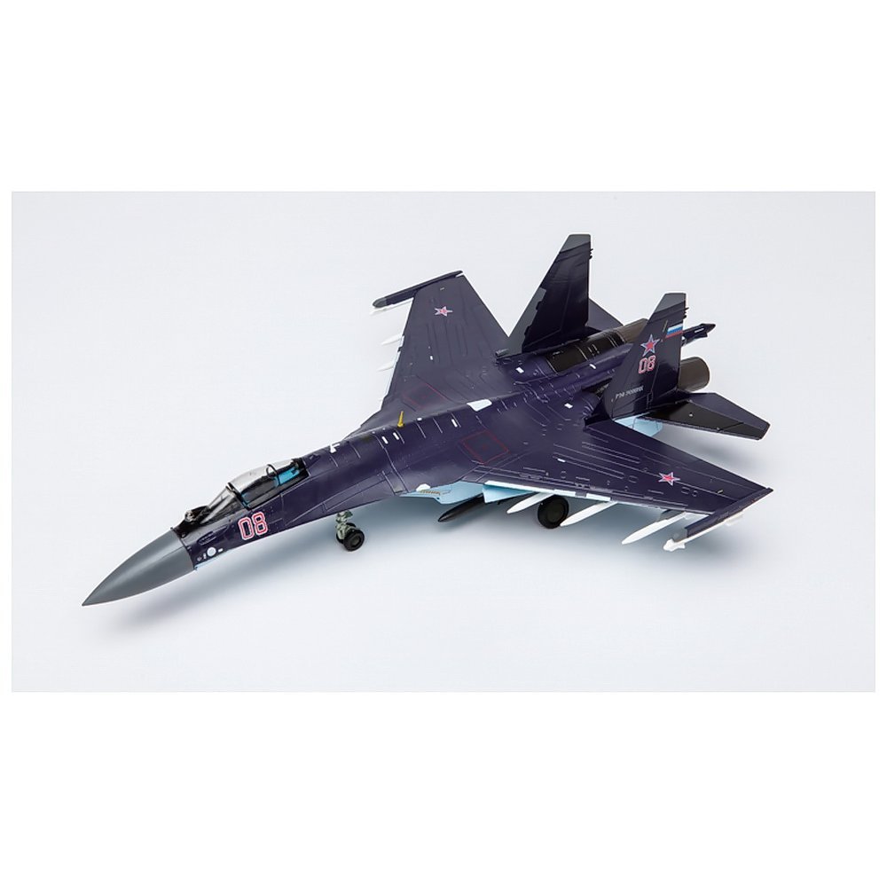 1/72 Scale Zymise Gywinovo Sukhoi Su-35 Russian Air Force Die Cast Metal Model Airplane - Perfect for Collectors, Military Enthusiasts & Home Office Display