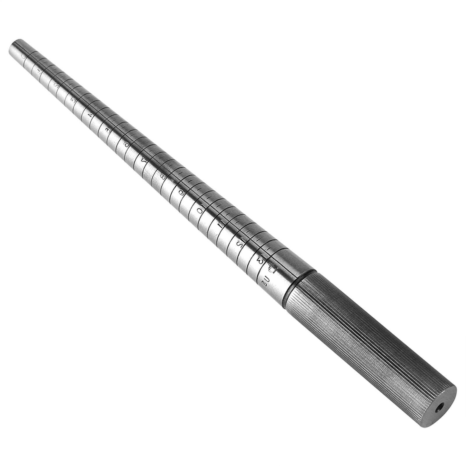 Professional Finger Sizing Measuring Stick - Durable Ring Sizer Gauge & Mandrel Tool for Jewelers (Perfect for Engagement Ring Sizing, Wedding Bands & Jewelry Making)