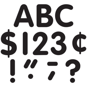 Black Classic 4 Letters Uppercase Alphabet Pack - Perfect for DIY Crafts, Scrapbooking, and Home Decor