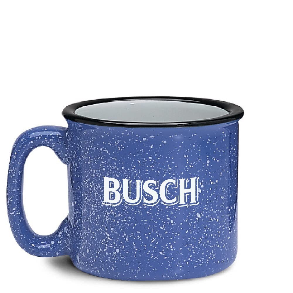 Premium Busch Ceramic Camping Mug - Durable & Insulated Travel Coffee Cup for Outdoor Adventures, Hiking, and Camping Trips