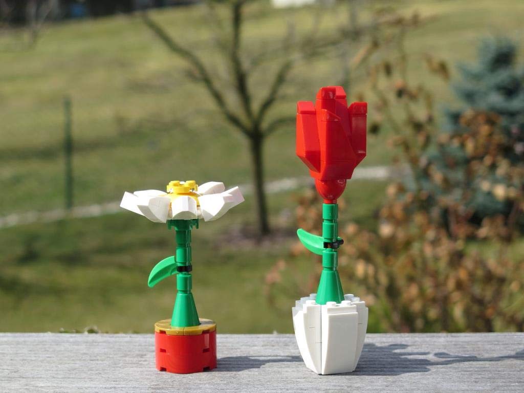 LEGO 40187 Flower Bouquet Building Kit - Creative DIY Floral Arrangement for Home Decor, Gifts & Parties