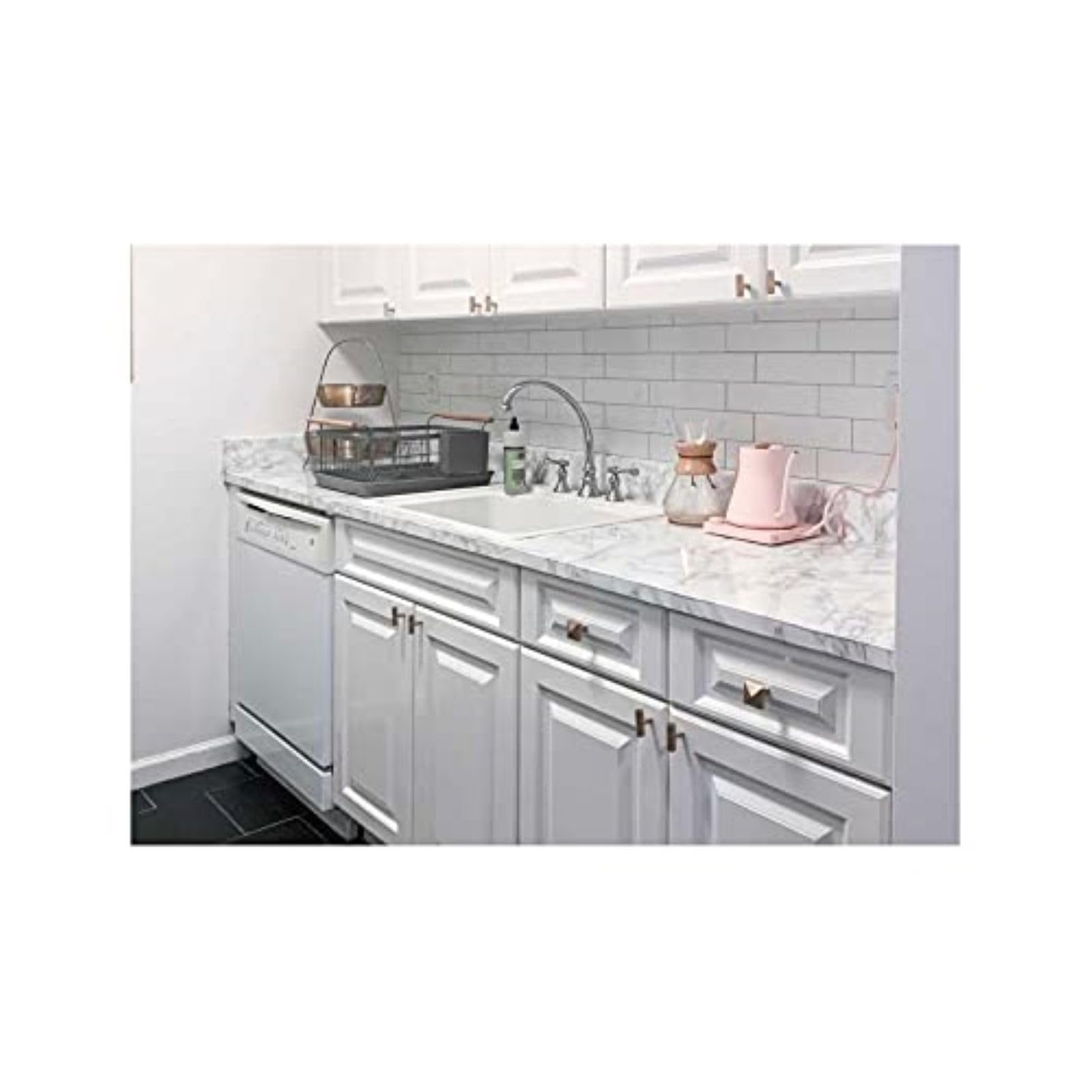EZ Faux Marble Peel and Stick Countertop Paper - 36