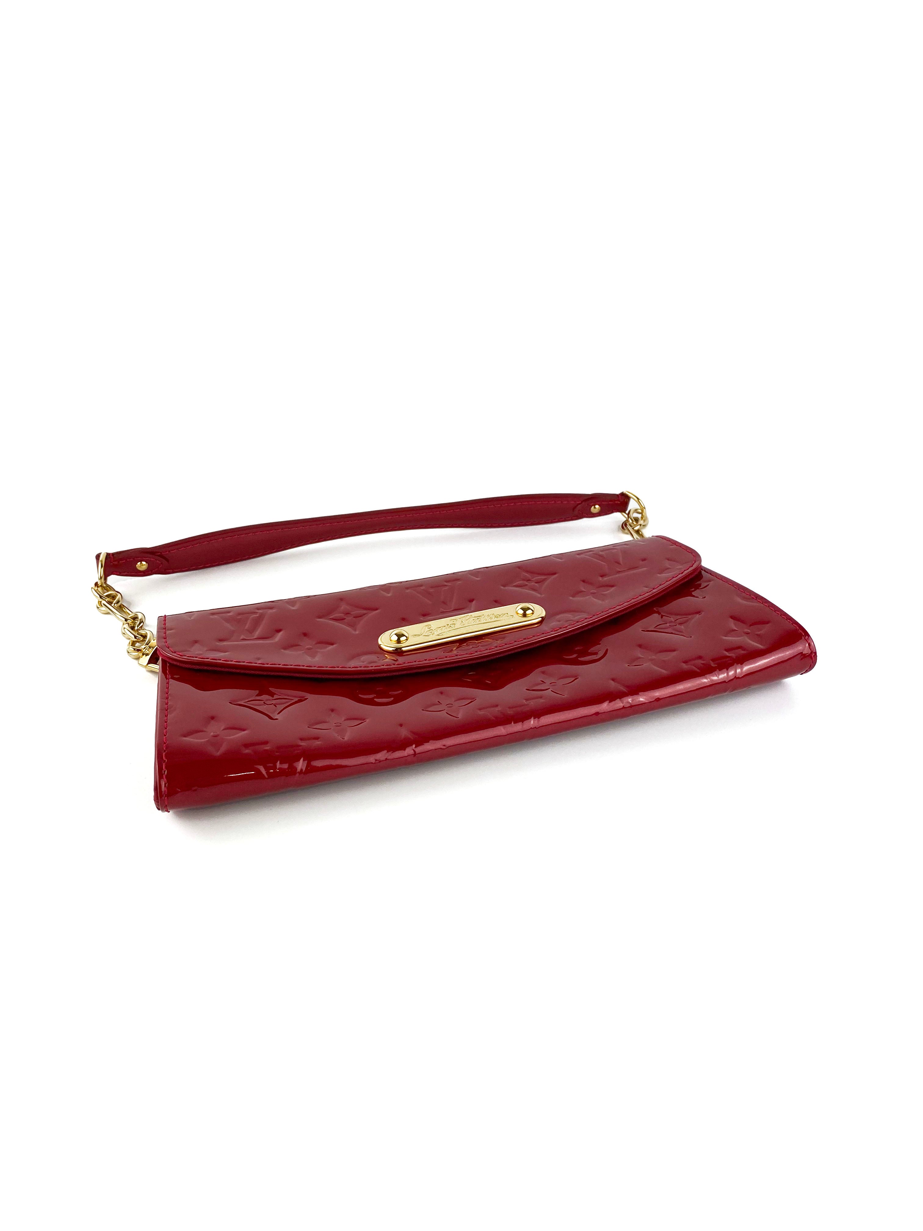 Authentic Louis Vuitton Sunset Blvd Bag in Red Vernis Leather - Luxury Designer Handbag for Women, Perfect for Parties, Date Nights & Special Occasions