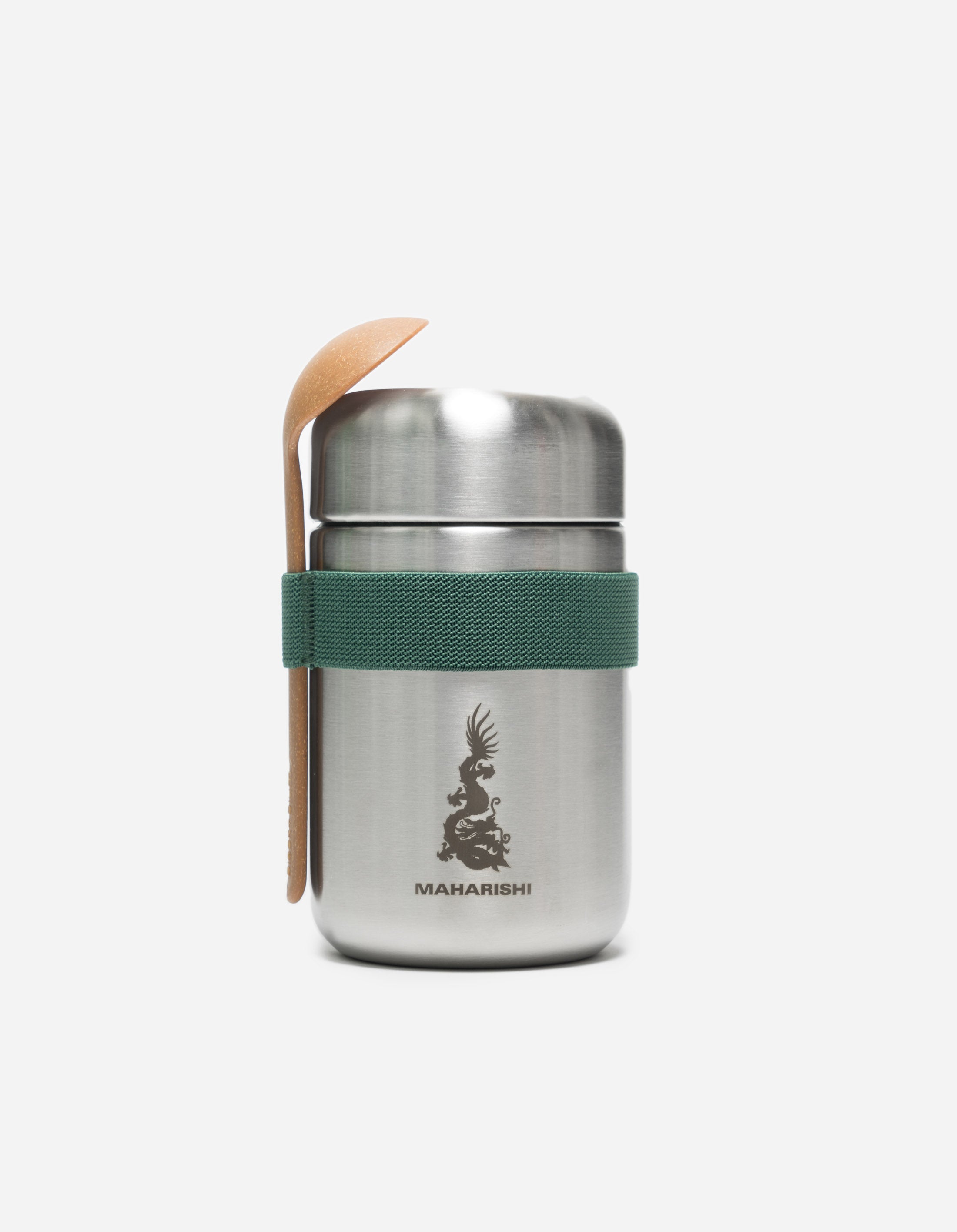 Maharishi x Black+Blum Stainless Steel Insulated Food Flask - Keep Meals Hot or Cold for Hours - Perfect for Lunch, Travel, Camping & Outdoor Activities