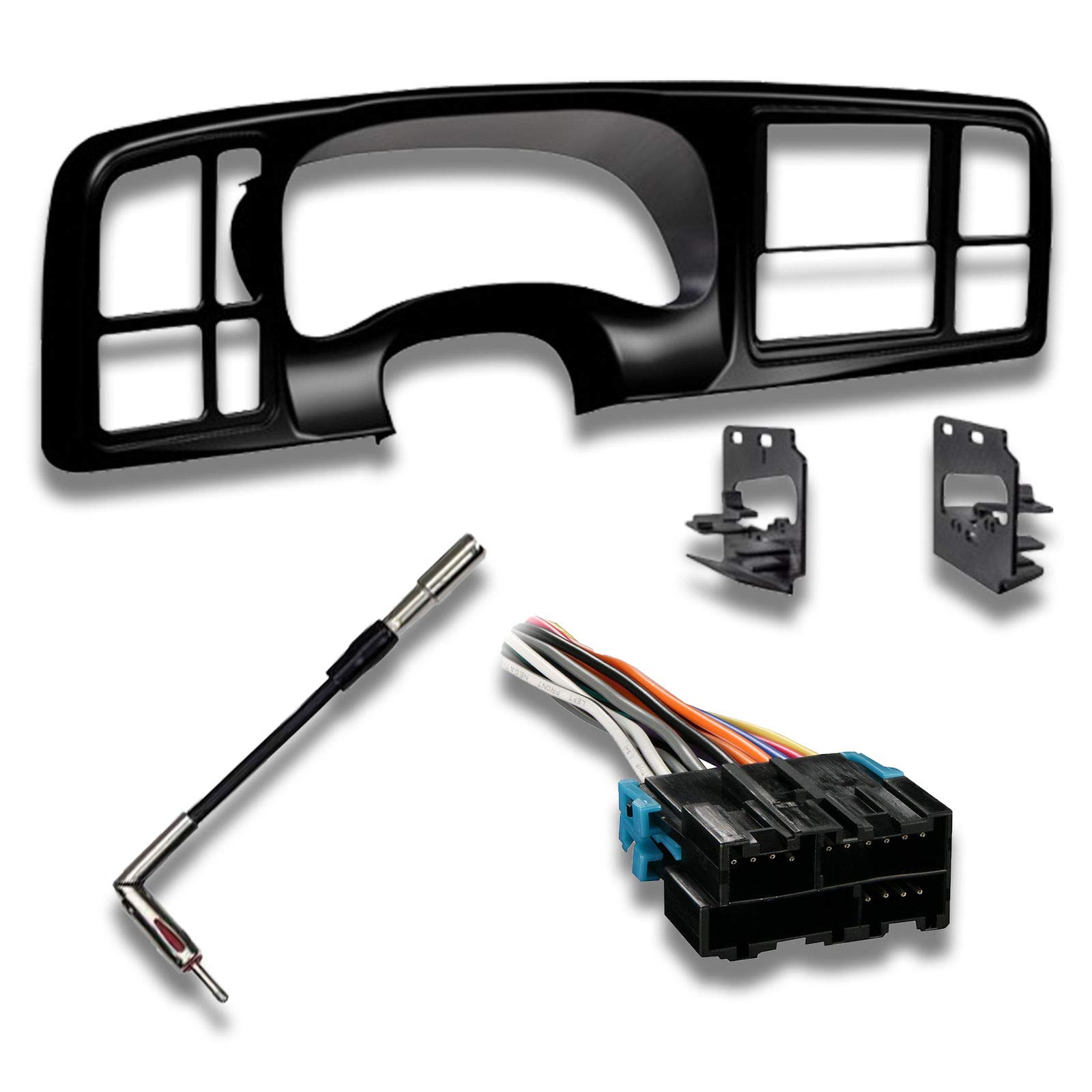 Metra Electronics Double DIN Car Stereo Radio Installation Dash Kit for 1999-2002 Chevy Silverado & GMC Sierra Trucks - Perfect for Upgrading Factory Audio System in Pickup Trucks
