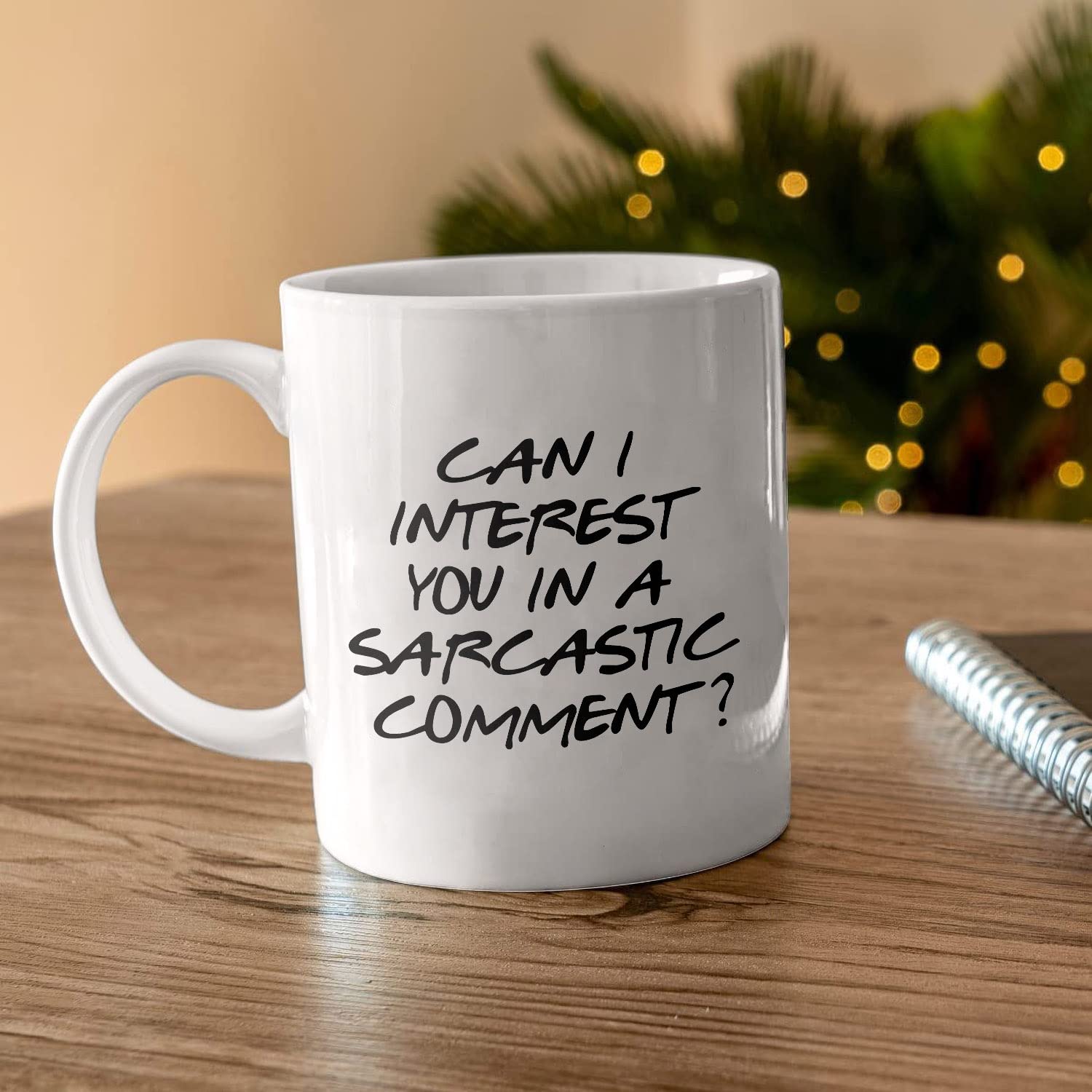Friends TV Show Inspired Mug - Chandler Bing Quotes, Humorous Sarcastic Ceramic Tea Cup (11oz, White) - Perfect Gift for Friends Fans, Office Humor & Coffee Lovers
