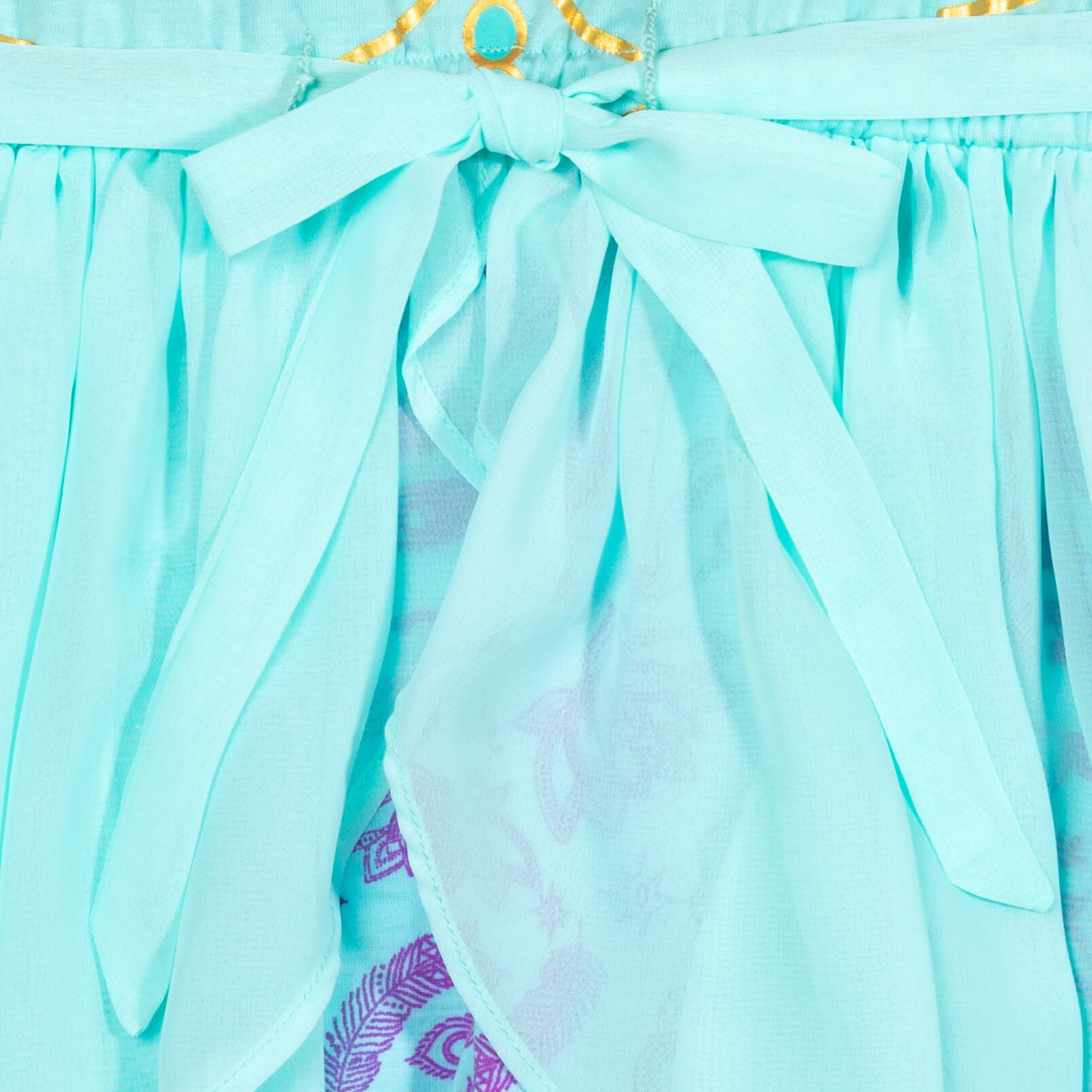 Disney Princess Girls Romper with Skirt Overlay - Cute Toddler to Big Kid Outfit for Birthday, Party & Dress Up Play | Ages 2-8 Years